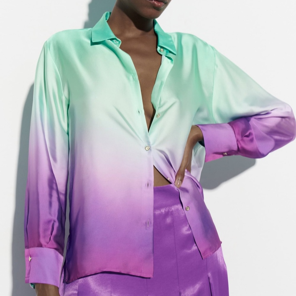 Zara - Tie Dye Print shirt